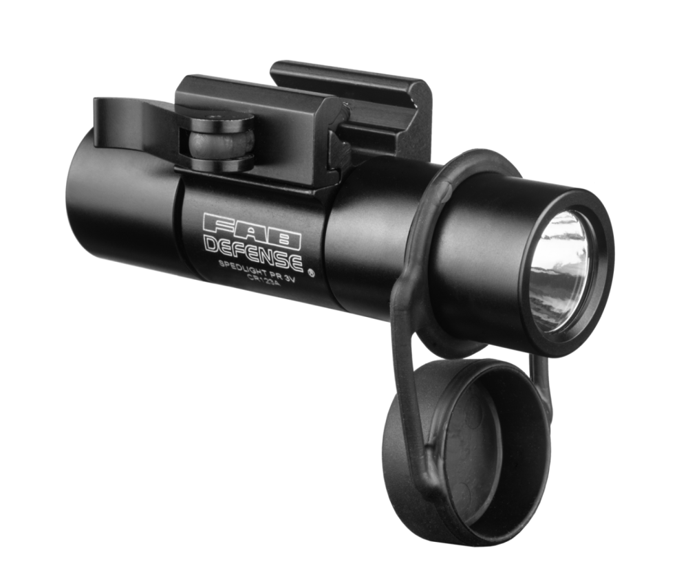 FAB-DEFENSE PR-3 G2 -2nd Gen 1'' Tactical flashlight w/ integrated picatinny adapter