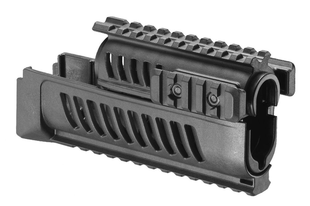 AK 47 L/U - AK-47 Quad Rail Polymer Handguard-Black