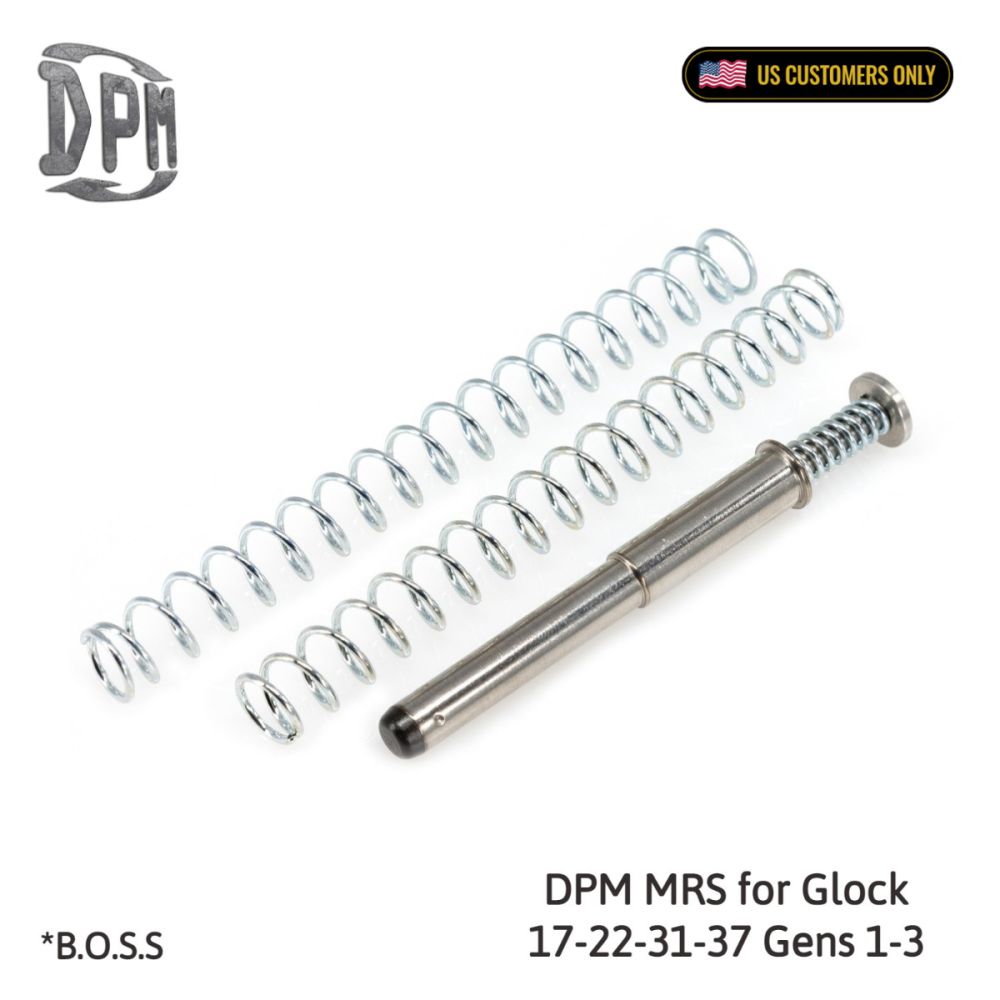 Glock 19/23/25/32/38 Gens 1-3 Mechanical Recoil Reduction System by DPM