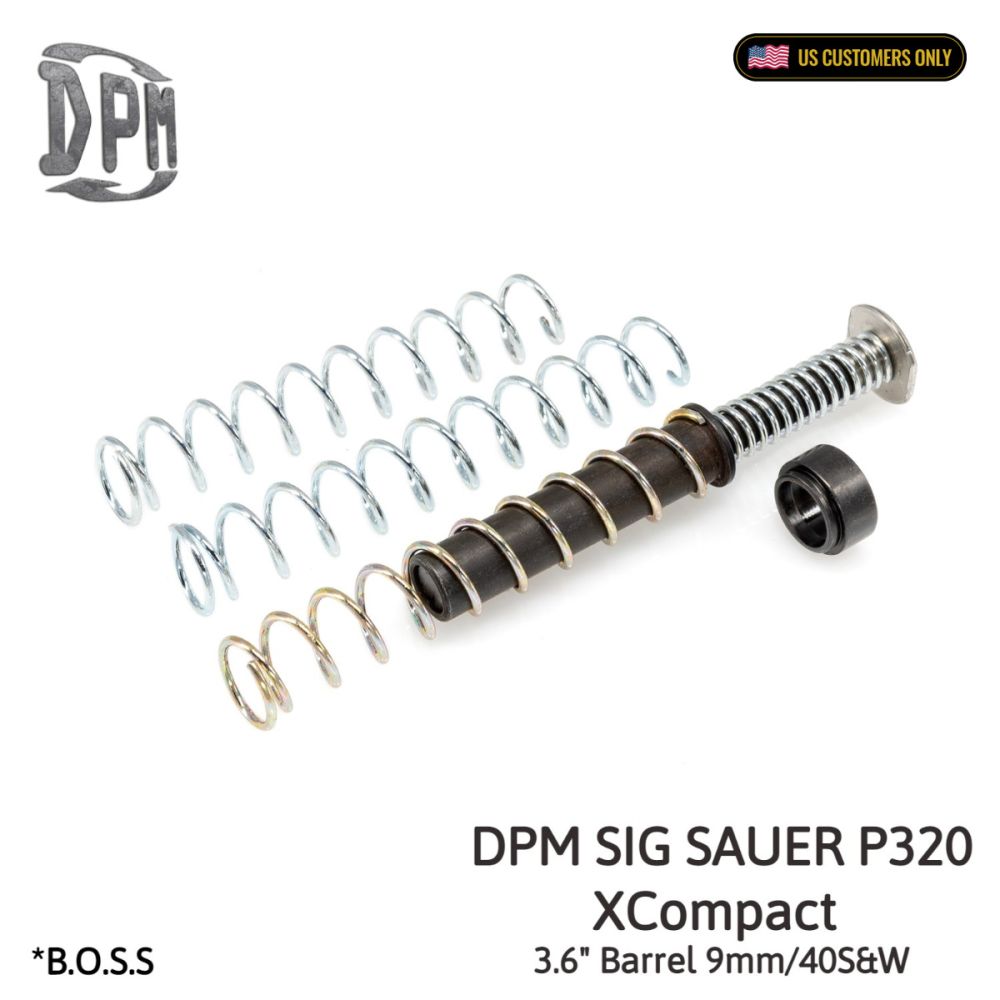Sig Sauer P320 XCompact  3.6″ Barrel Mechanical Recoil Reduction System by DPM