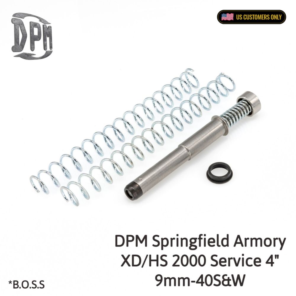 Springfield XD/HS 2000 Service 4″ 9mm/40S&W Mechanical Recoil Reduction System by DPM