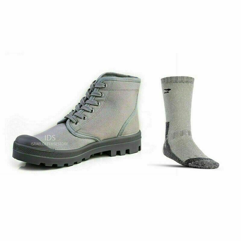 Dafna Scout Palladium Black Israeli Commando Canvas boots 