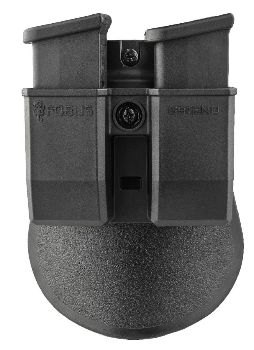Double Magazine Pouch for Single-Stack 9mm Magazines, such as Glock 43, 43X, 48, S&W Shield, Sig P365, Springfield XDS, Ruger LCP MAX