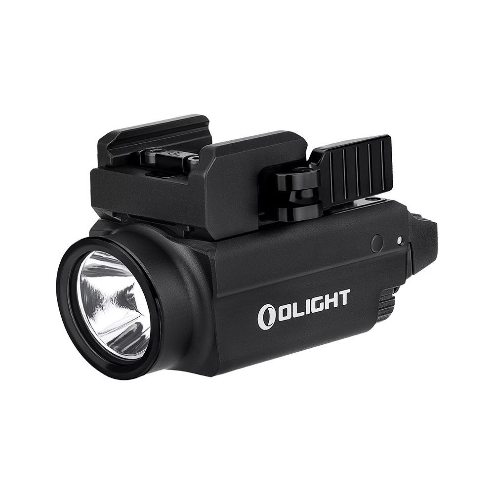 OLIGHT BaldrS Tactical Flashlight -  800 Lumens White LED & Green Laser for Picatinny & Glock Rails