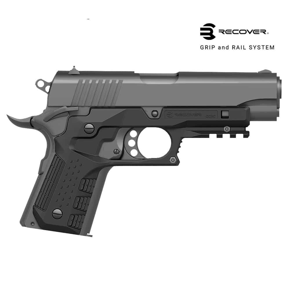 Recover Tactical CC3C Grip and Rail System for the Compact 1911 (Officer’s Sized 1911)