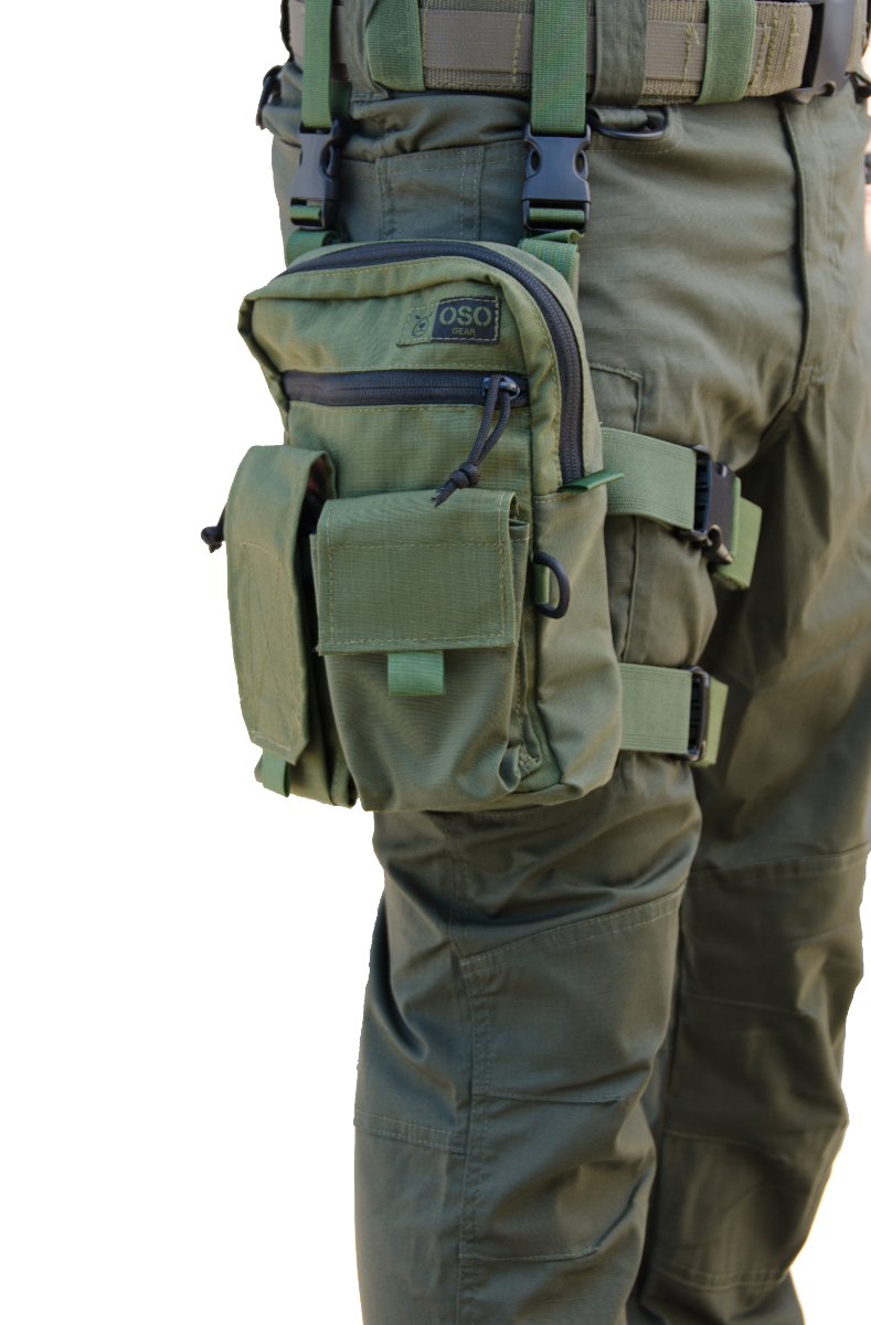 OSO GEAR Commander Thigh Rig OLIVE GREEN