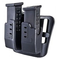 Polymer Double Magazine Carrier Quick Draw Positive Grip paddle/belt