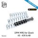 Glock 43/43X & 48 9mm Mechanical Recoil Reduction System by DPM