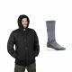 *BUNDLE* Cold Weather Hooded Parka Coat (Doobon/Dubon) + Thermal Socks