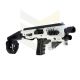 WHITE Micro RONI Gen 4X: NAKED System for Glock 17&19 * Free Thumb Rest *