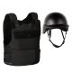 Black Hagor Vest Level IIIA + PASGT Ballistic Helmet Level IIIA Black