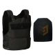 Black Masada Bullet Proof Vest ELK-315 + SINGLE Bulletproof SAPI Level III Body Plate Carrier