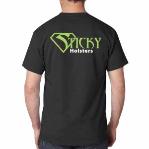Sticky Holsters T Shirt - For Men Black